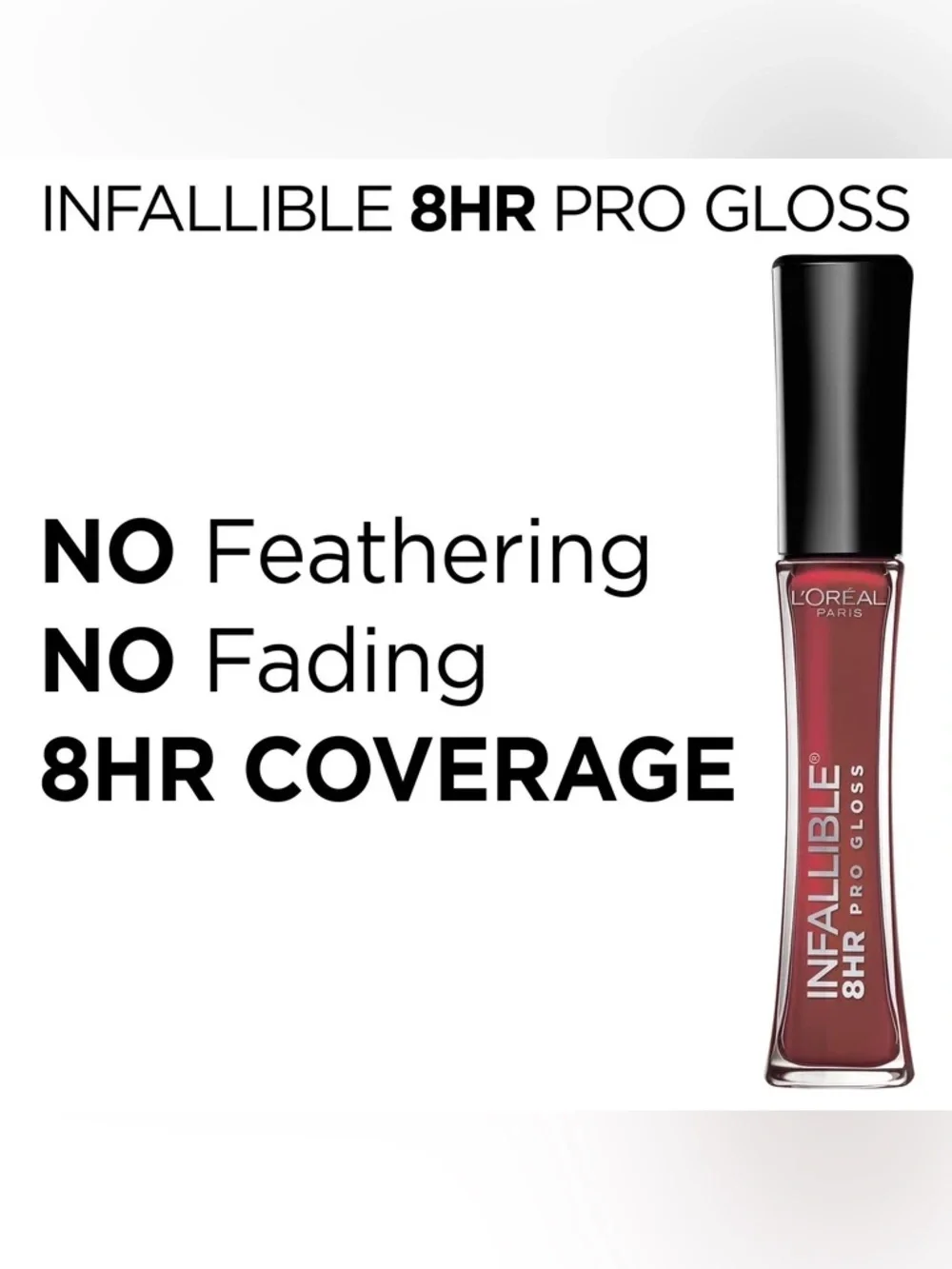 L'Oreal Infallible 8 Hour Pro Liquid Lip Gloss - Sunset, NEW